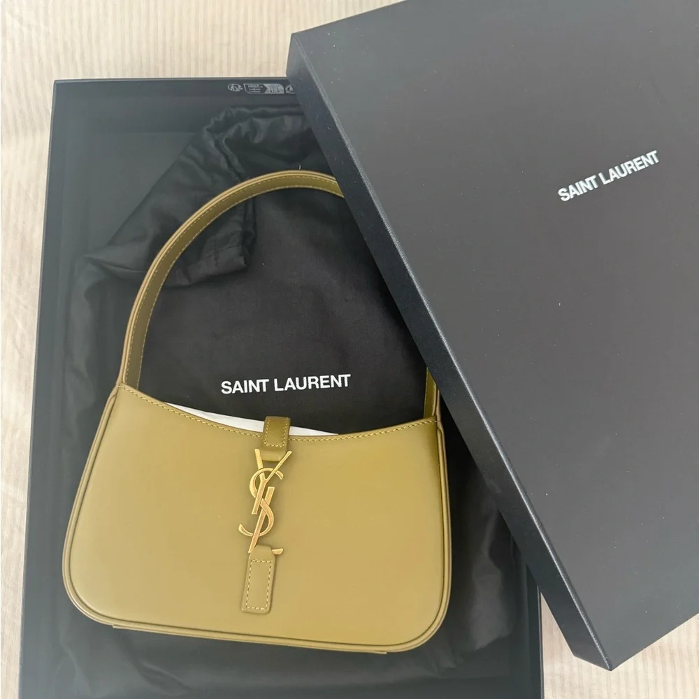 PERFECT condition mini YSL shoulder bag in Olive.